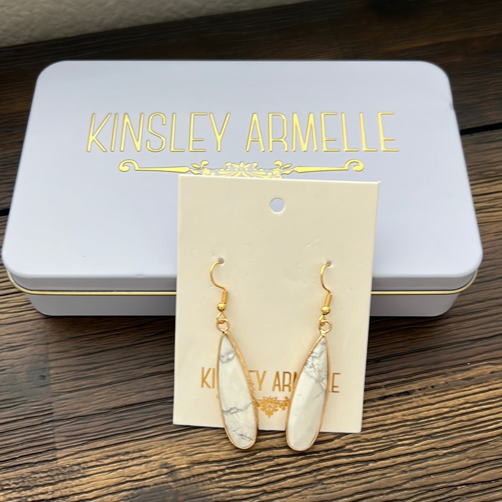Kinsley Armelle Tear Drop Earrings